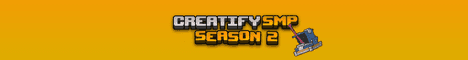 Creatify SMP banner Creatify SMP Minecraft server banner