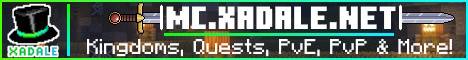 Xadale MC banner Xadale MC Minecraft server banner