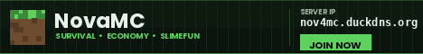 NovaMC banner NovaMC Minecraft server banner