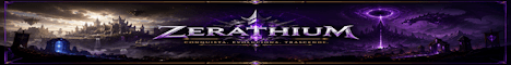 zerathium banner zerathium Minecraft server banner