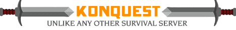 Konquest banner Konquest Minecraft server banner