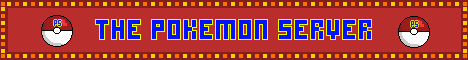 The Pokemon Server banner The Pokemon Server Minecraft server banner