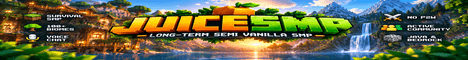 JuiceSMP banner JuiceSMP Minecraft server banner