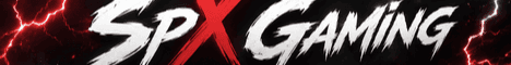 SpX Gaming banner SpX Gaming Minecraft server banner