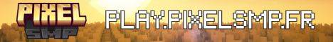 PixelSMP banner PixelSMP Minecraft server banner
