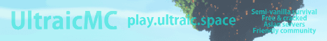 UltraicMC banner UltraicMC Minecraft server banner