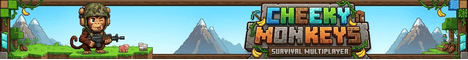 Cheeky Monkeys banner Cheeky Monkeys Minecraft server banner