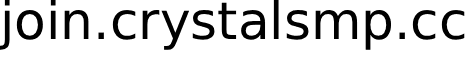 Crystal SMP banner Crystal SMP Minecraft server banner