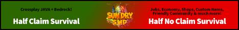 SundrySMP banner SundrySMP Minecraft server banner