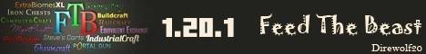 FTB Direwolf20 Latest banner FTB Direwolf20 Latest Minecraft server banner