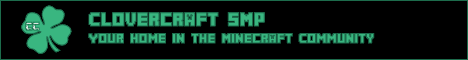Clovercraft banner Clovercraft Minecraft server banner