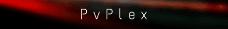 PvPlex banner PvPlex Minecraft server banner