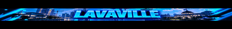 LavaVille banner LavaVille Minecraft server banner