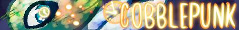 CobblePunk banner CobblePunk Minecraft server banner