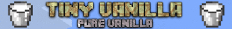 Tiny Vanilla SMP banner Tiny Vanilla SMP Minecraft server banner