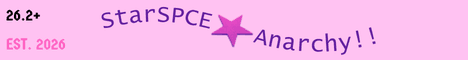 StarSPCE MC banner StarSPCE MC Minecraft server banner
