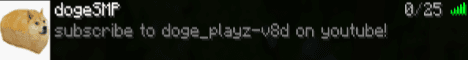 dogeSMP banner dogeSMP Minecraft server banner