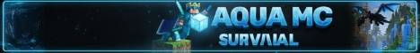 AQUA MC banner AQUA MC Minecraft server banner