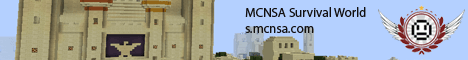 MCNSA Vanilla banner MCNSA Vanilla Minecraft server banner