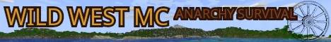 Wild West MC banner Wild West MC Minecraft server banner