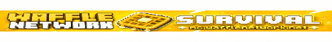 Waffle Network banner Waffle Network Minecraft server banner