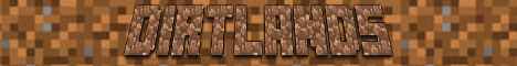 Dirtlands banner Dirtlands Minecraft server banner