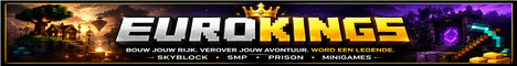 EuroKings banner EuroKings Minecraft server banner