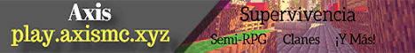 Axis banner Axis Minecraft server banner