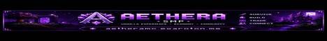 AetheraSMP banner AetheraSMP Minecraft server banner