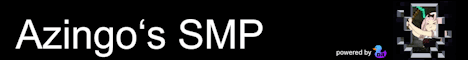 Azingos World banner Azingos World Minecraft server banner
