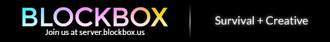 BlockBox banner BlockBox Minecraft server banner