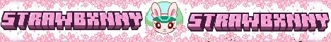 strawbxnny banner strawbxnny Minecraft server banner