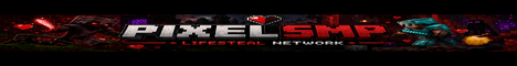 PixelSMP banner PixelSMP Minecraft server banner