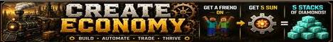 Create Economy banner Create Economy Minecraft server banner
