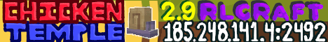 RLCraft Merciless Sufferings banner RLCraft Merciless Sufferings Minecraft server banner