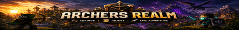 ArchersRealm banner ArchersRealm Minecraft server banner