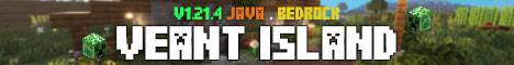 veant island banner veant island Minecraft server banner