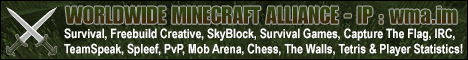 Worldwide MC Alliance banner Worldwide MC Alliance Minecraft server banner