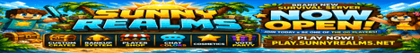 SunnyRealms banner SunnyRealms Minecraft server banner