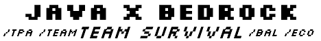 JavaXBedrock banner JavaXBedrock Minecraft server banner
