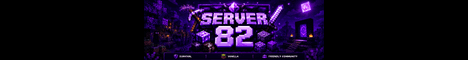 Server82 banner Server82 Minecraft server banner