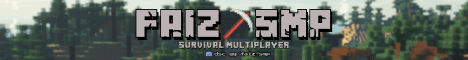 FAIZ SMP banner FAIZ SMP Minecraft server banner