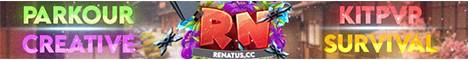 RenatusNetwork banner RenatusNetwork Minecraft server banner