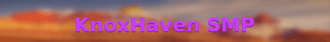 KnoxHaven SMP banner KnoxHaven SMP Minecraft server banner