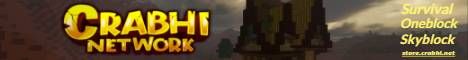 crabhi banner crabhi Minecraft server banner