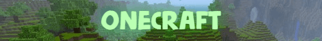 OneCraft banner OneCraft Minecraft server banner