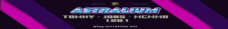 Astralium banner Astralium Minecraft server banner