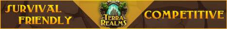 TerraRealms banner TerraRealms Minecraft server banner