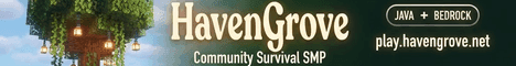 HavenGrove banner HavenGrove Minecraft server banner