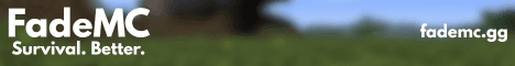 FadeMC banner FadeMC Minecraft server banner